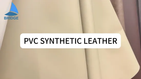 ソファ家具用のリサイクルフェイクレザーPVCエンボス加工合成皮革の製造